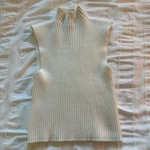 Zara mock neck sleeveless sweater